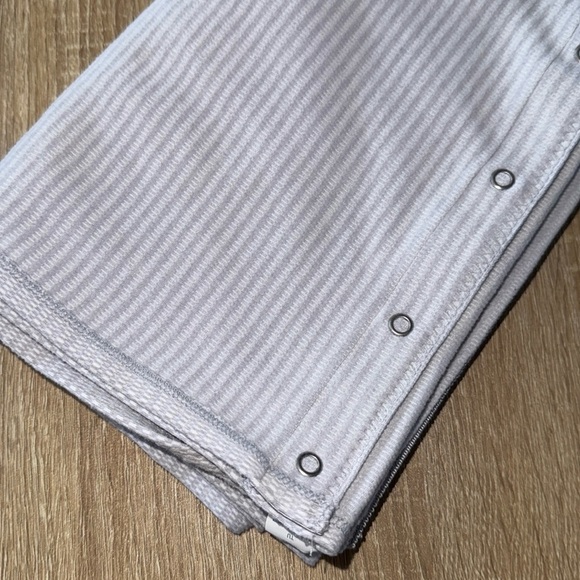 Lululemon Vinyasa Scarf Fleece Cardigan Vest Wrap striped soft infinity - Picture 1 of 4